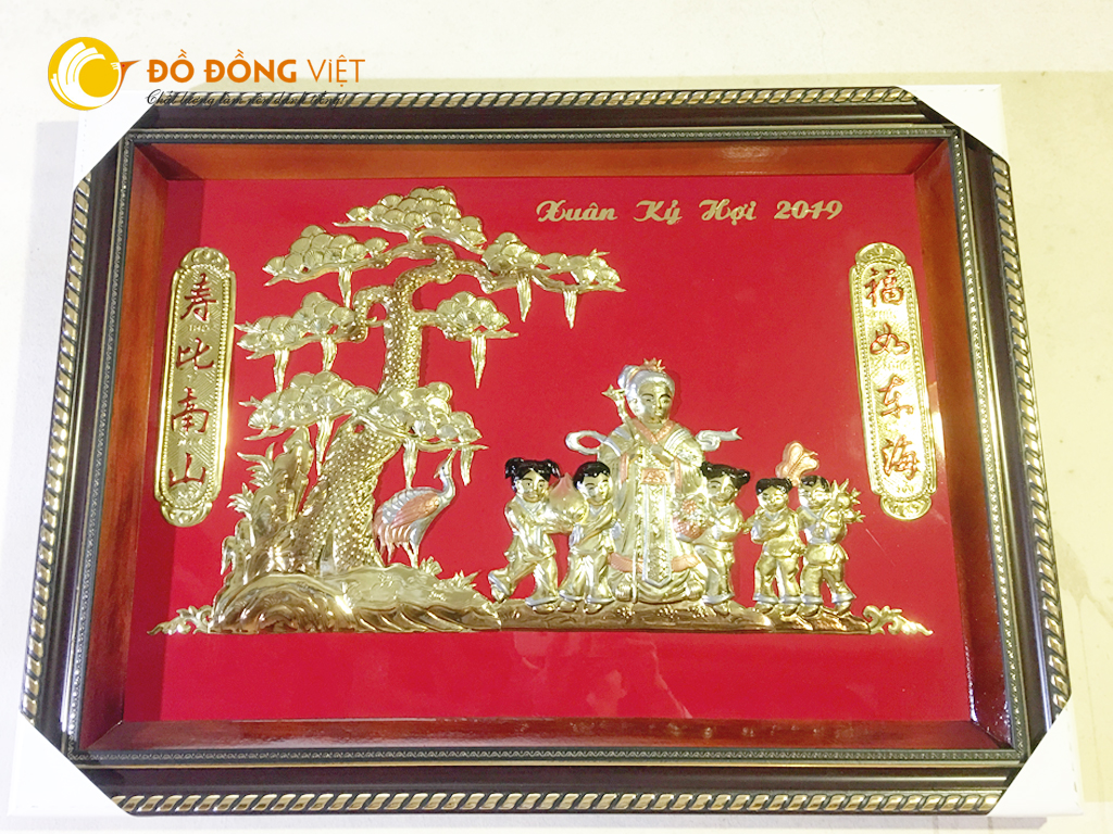 tranh mừng thọ bà 60 80