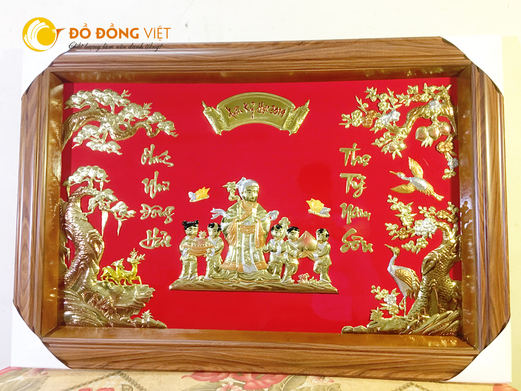 tranh mừng thọ bà\