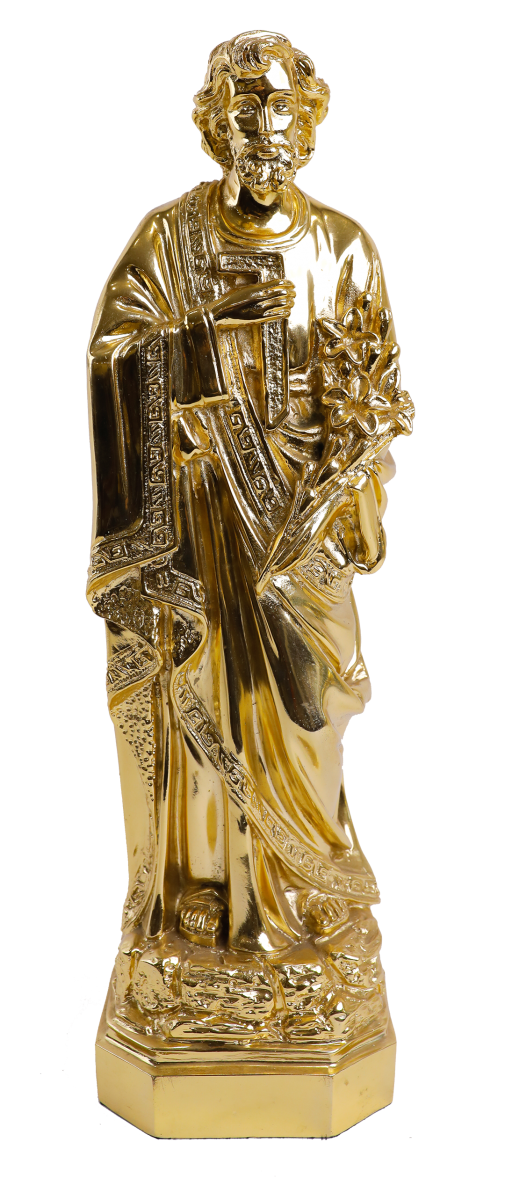 Đôi nét về tượng Thánh Giuse bằng đồng dát vàng