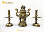 Bộ Tam Sự Bằng Đồng Cao 65cm 