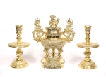 Bộ Lư Đồng Thờ Phụng  Gia Tiên 