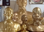 Bán tượng bác Hồ bằng đồng cỡ nhỏ để bàn làm việc, quà tặng đại hội Đảng