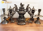Bộ đỉnh đồng lư đồng thờ cúng đẹp nhất 2022 nhiều khách hàng lựa chọn