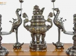 Đỉnh đồng, 3 mẫu bộ đồ thờ cao cấp được khách hàng lựa chọn nhiều nhất
