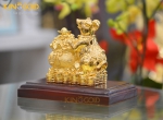 Cách bày trí Tượng chuột bằng đồng mạ vàng 24k đúng phong thủy