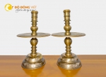 Đôi chân nến bằng đồng đỏ giá rẻ tại Đồ đồng Việt