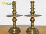 Đôi chân nến bằng đồng hun màu cổ giá rẻ