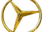 Làm Logo Xe Mercedes dát vàng 24k