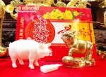 Những mẫu tượng heo phong thủy mạ vàng đẹp