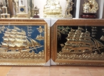 Quà tặng khai trương độc đáo- tranh đồng thuận buồm xuôi gió