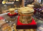 Quà tặng trống đồng mạ vàng 24k đẹp tinh xảo từng chi tiết