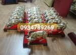 Quà tặng tượng trâu mạ vàng 24k cao cấp đẹp tinh xảo