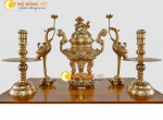 Top 3 bộ đồ thờ cúng đỉnh đồng được nhiều khách VIP và lãnh đạo cao cấp lựa chọn