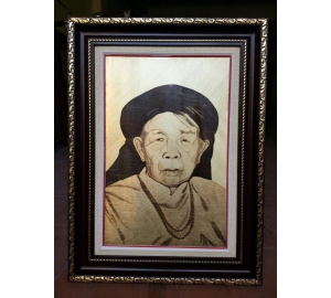 Tranh truyền thần làm bằng đồng ăn mòn