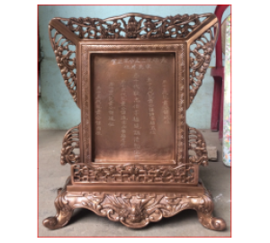 Bài vị  bằng đồng thờ cúng 