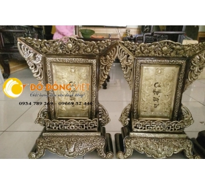 Bài vị bằng đồng thờ Cửu Huyền Thất Tổ - Gia Tiên 