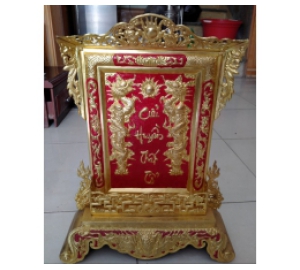 BÀI VỊ CỬU HUYỀN THẤT TỔ BẰNG ĐỒNG THỜ GIA TIÊN