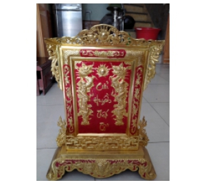 Bài vị thờ cúng Cửu huyền thất tổ bằng đồng