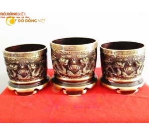 BÁT HƯƠNG KHẢM ĐÁ 16CM