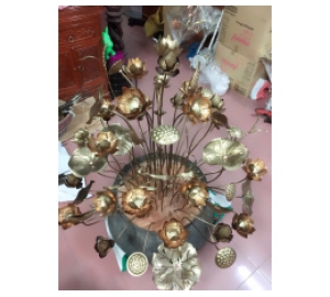 Bình hoa sen đồng, giá bán bình hoa sen đồng đẹp