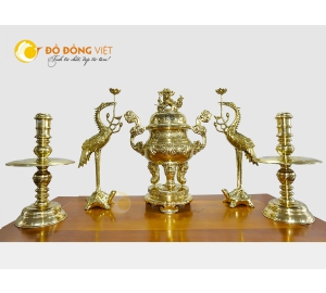 Địa chỉ bán bộ ngũ sự đồng vàng mộc chạm sòi trơn tại quận 6, TP HCM