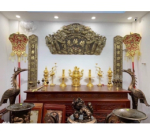 Bộ Đỉnh Thờ Tam Sự, Ngũ Sự Tinh Chất Bằng Đồng