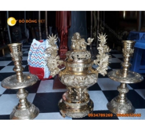 Bộ lư đồng Dapha, đỉnh thờ cúng hãng Đại Phát Dapha giá rẻ tại TP HCM