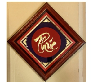 Bộ tranh Phúc Lộc Thọ mạ vàng 24k đẹp tinh xảo tại Đồ đồng Việt