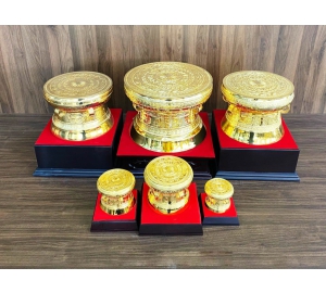 Bộ Trống Đồng Lưu Niệm DK 25Cm  