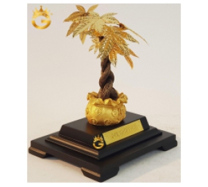 CÂY KIM NGÂN MẠ VÀNG ĐỂ BÀN CAO CẤP