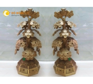Cây tiền bằng đồng tài lộc
