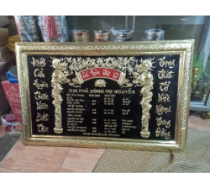 Chế tác cửu huyền thất tổ bằng đồng theo yêu cầu tại Đồ đồng Việt