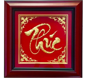 Tranh chữ phúc bằng đồng giá rẻ làm quà tặng tân gia ý nghĩa