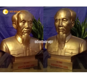  Công ty Đồ đồng Việt chúng tôi nhận đúc tượng đồng bán thân theo yêu cầu