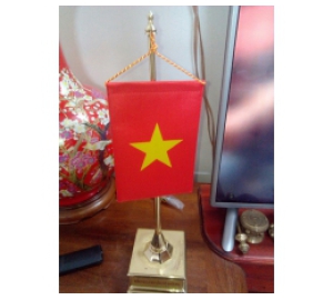 Cột cờ đồng mạ vàng 24k cao cấp, giá bán cột cờ bằng đồng
