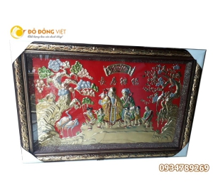 Cửa hàng bán tranh mừng thọ tại hcm 60x1m 