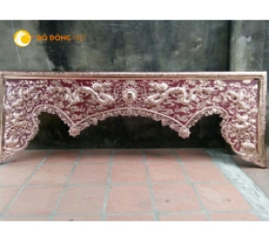 Cửa võng thờ cúng bằng đồng đỏ 