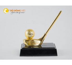 Biểu tượng gậy Gold bằng đồng mạ vàng