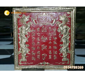 Cửu huyền thất tổ - Tranh đồng cửu huyền thất tổ thờ cúng