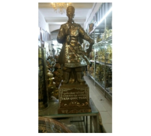 Đặt đúc tượng đồng Trần Hưng Đạo khảm tam khí