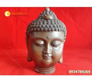 Đầu tượng phật bằng đồng, đúc tượng phật thích ca, đầu tượng phật