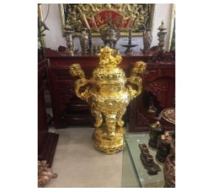 Đỉnh đồng mạ vàng