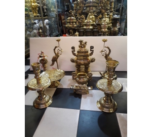 Đỉnh đồng thờ cúng Dapha chạm hình rồng ấn tượng