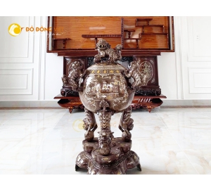 Đỉnh Cầu, Đỉnh Tròn, Đỉnh Thờ Cúng Thất Lân Vờn Cầu