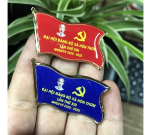 Đồ đồng Việt chế tác huy hiệu cài áo, logo, thẻ tên ....theo yêu cầu