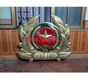 Đồ đồng Việt chuyên chế tác huy hiệu, phù hiệu, huân huy chương, quốc huy, huy hiệu Công an nhân dân