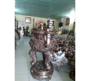 Đồ đồng Việt đúc đỉnh đồng lư hương theo yêu cầu