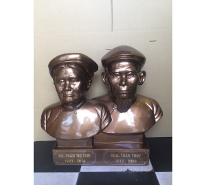 Đồ đồng Việt đúc tượng bán thân theo yêu cầu, báo giá đúc tượng bán thân bằng đồng