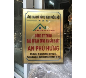 Đồ đồng Việt nhận chế tác bảng biển, biển tên theo yêu cầu