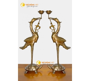 Đôi hạc đồng, giá bán đôi hạc đồng khảm tại TP Hồ Chí Minh